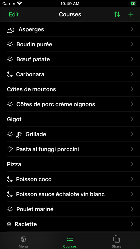 #2. Menu Builder (iOS) 由: Eliott Morgensztern