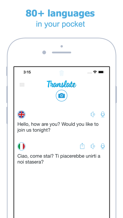 Translate Pro - Dictionary & Translator - Photo and Voice translation in 80+ languages Screenshot 1
