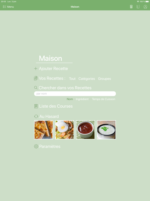 Screenshot #4 pour Personal Cookbook II Premium