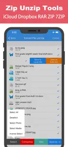 ZipArchiver- RAR Zip File Tool screenshot #2 for iPhone