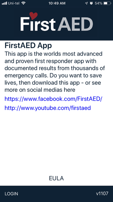 FirstAED Screenshot