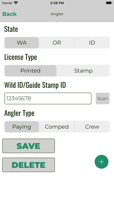 WDFW Guide Logbook screenshot 2