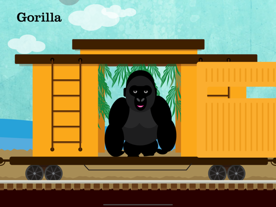 Peek-a-Zoo Train iPad screenshot 8 - Education app