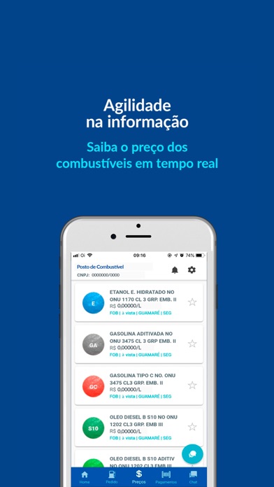 ALE Combustíveis Screenshot