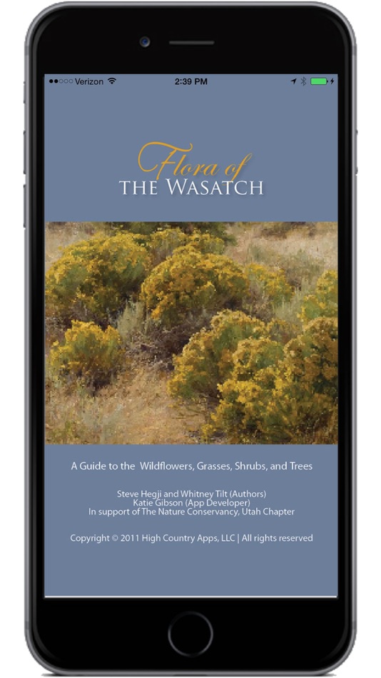 #1. Flora of the Wasatch (iOS) 由: High Country Apps, LLC