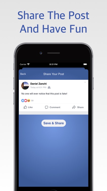Fake Posts Creator