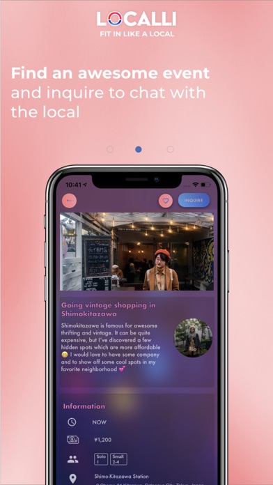 LOCALLI - Fit in like a local screenshot 2