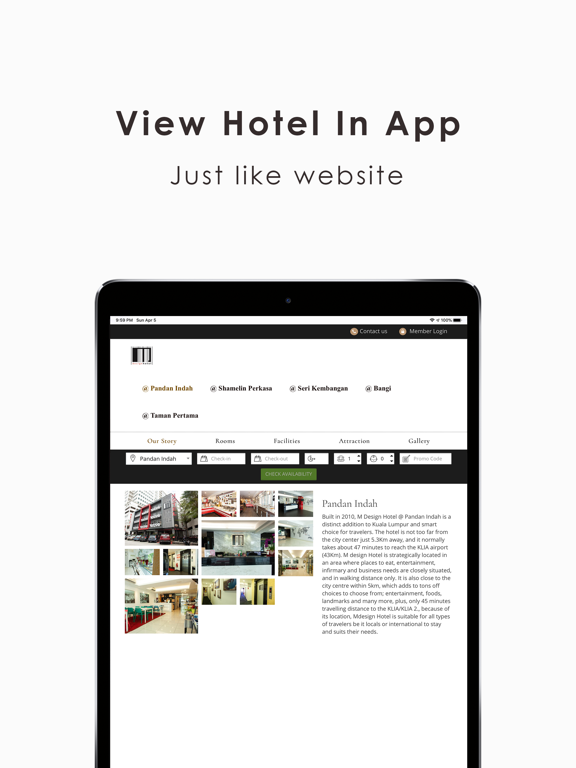 Screenshot #6 pour M Design Hotel - Booking