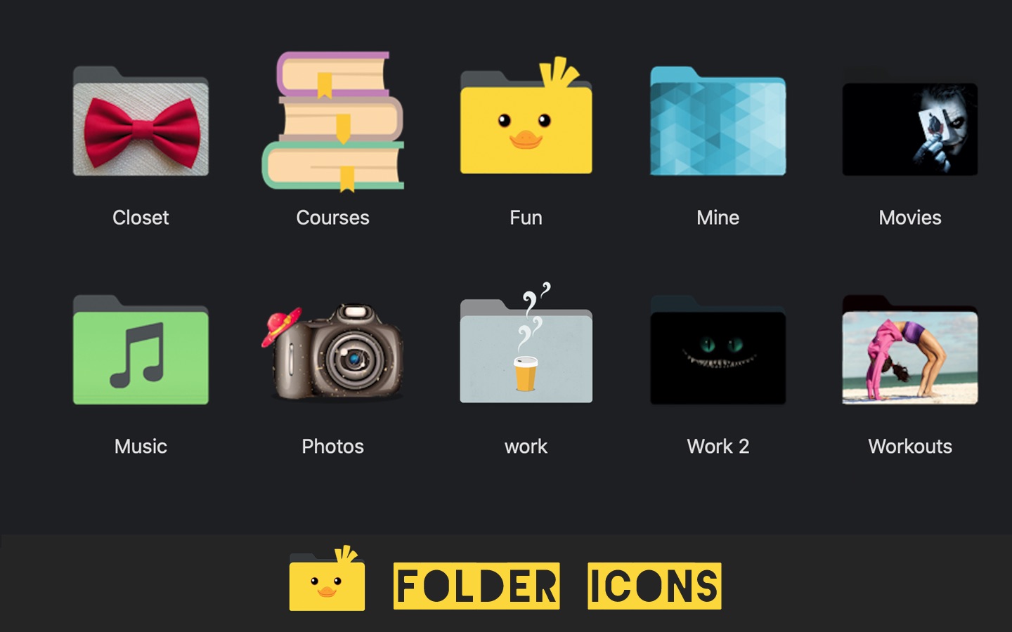 Screenshot do app Folder Icons