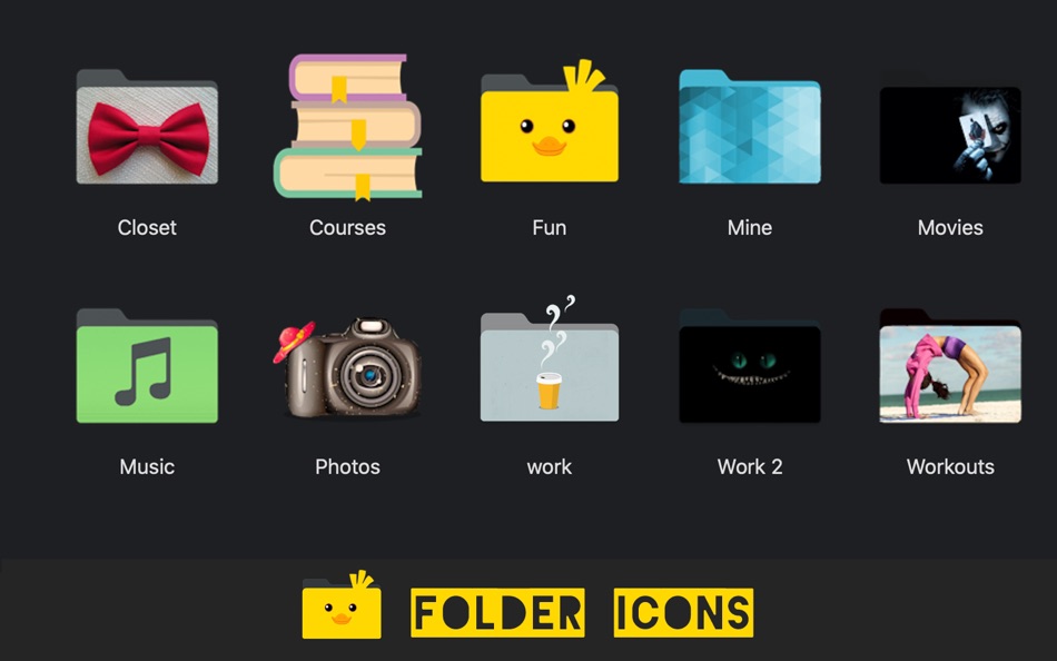 #2. Folder Icons (macOS) Ved: Marian Raafat