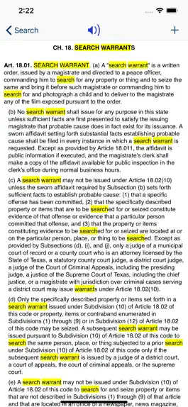 Game screenshot TX Code of Criminal Proc 2022 hack