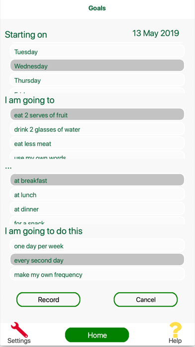 Screenshot #2 pour My Food and Mood