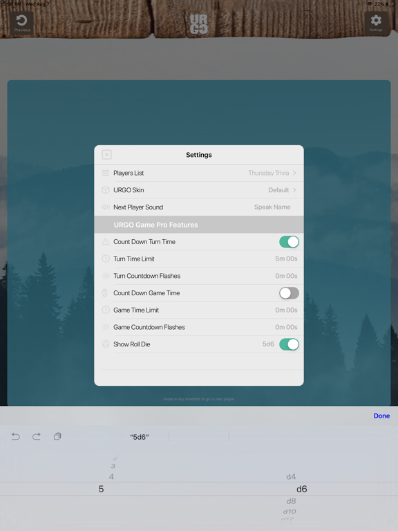 Screenshot #5 pour URGO Game Turn Tracker