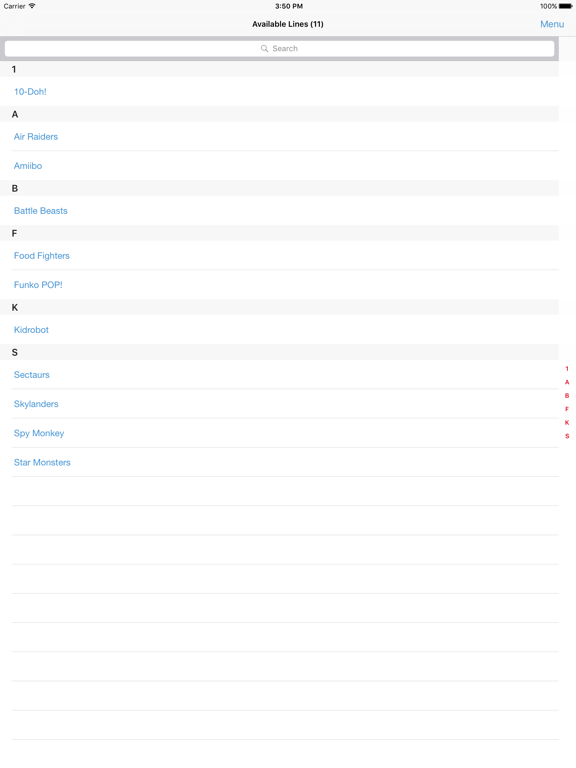 Toy Collector: Archive Catalog iPad screenshot 5 - Entertainment app