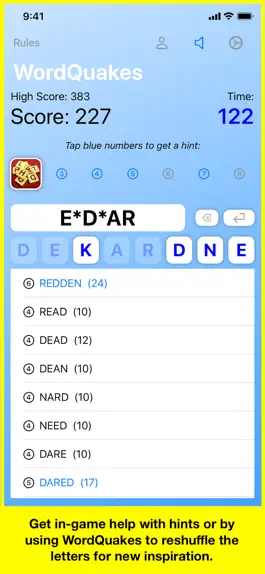 Game screenshot WordQuakes apk