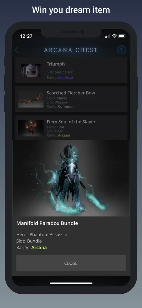 Dottery - Win Items for Dota 2