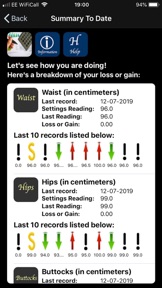 Slimming Diary screenshot