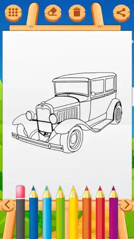 Game screenshot Vehicle Coloring Book Game apk