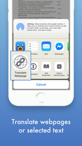 Translate screenshot