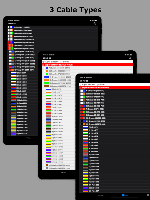 25 Pair Color Code iPad screenshot 2 - Utilities app