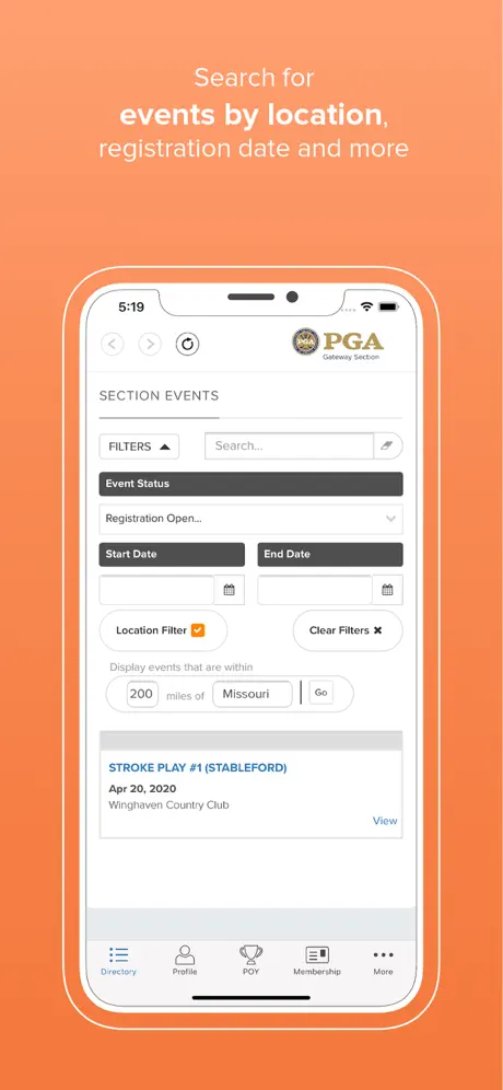 Gateway PGA Section