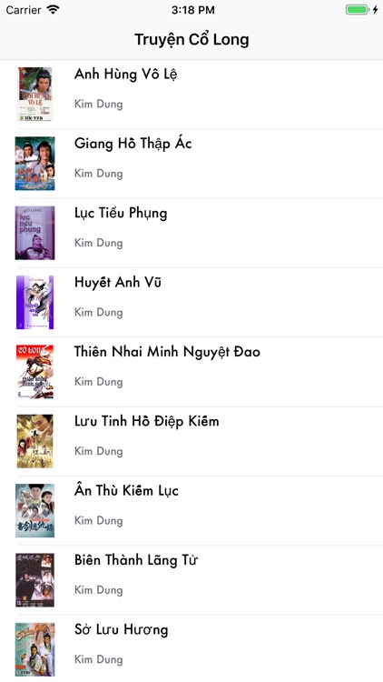 Cổ Long - Truyện Kiếm Hiệp