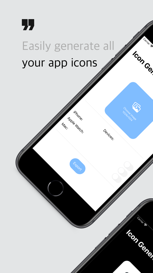 #1. Icon Generator (macOS) 由: Samuel Blackburn