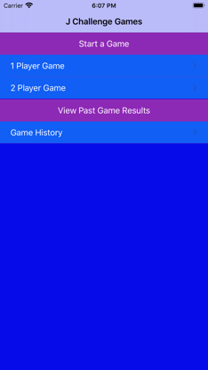 JChallenge screenshot 1