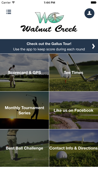 Walnut Creek Golf Courses Screenshot