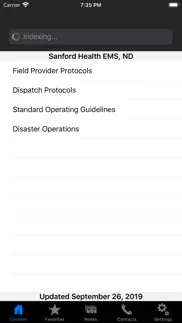 sanford health ems protocols iphone screenshot 2