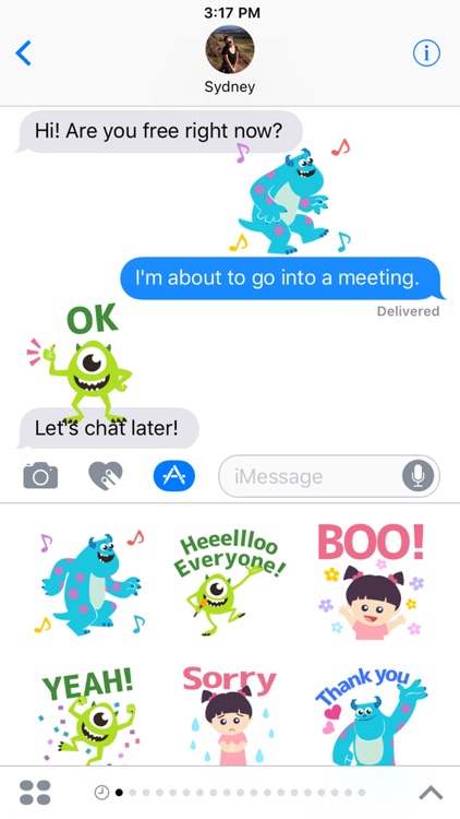 Disney Stickers: Monsters Inc. screenshot-0