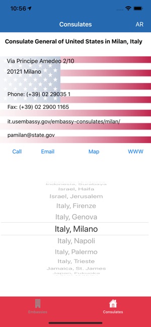USA Embassies & Consulates(圖2)-速報App