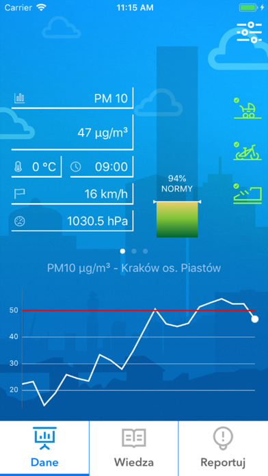 Powietrze Kraków screenshot 2