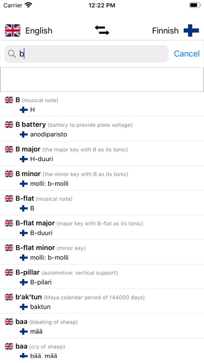 Finnish-English Dictionary screenshot-4