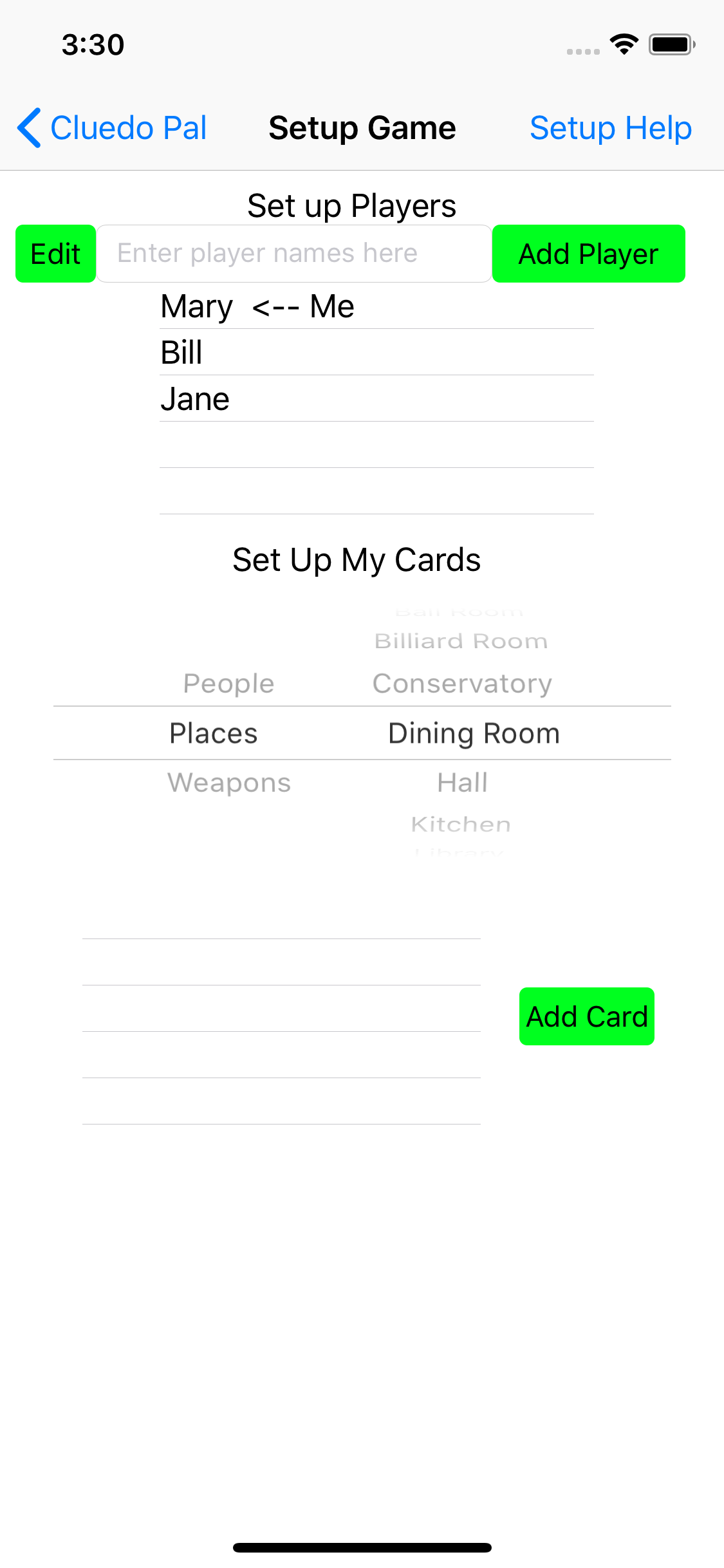 Cluedo Pal screenshot 5