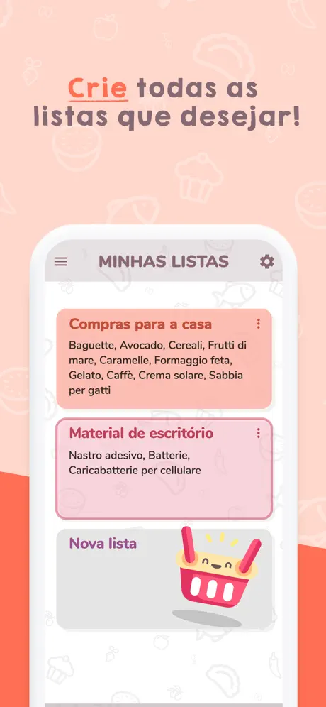 Minha Lista de Compras Fácil