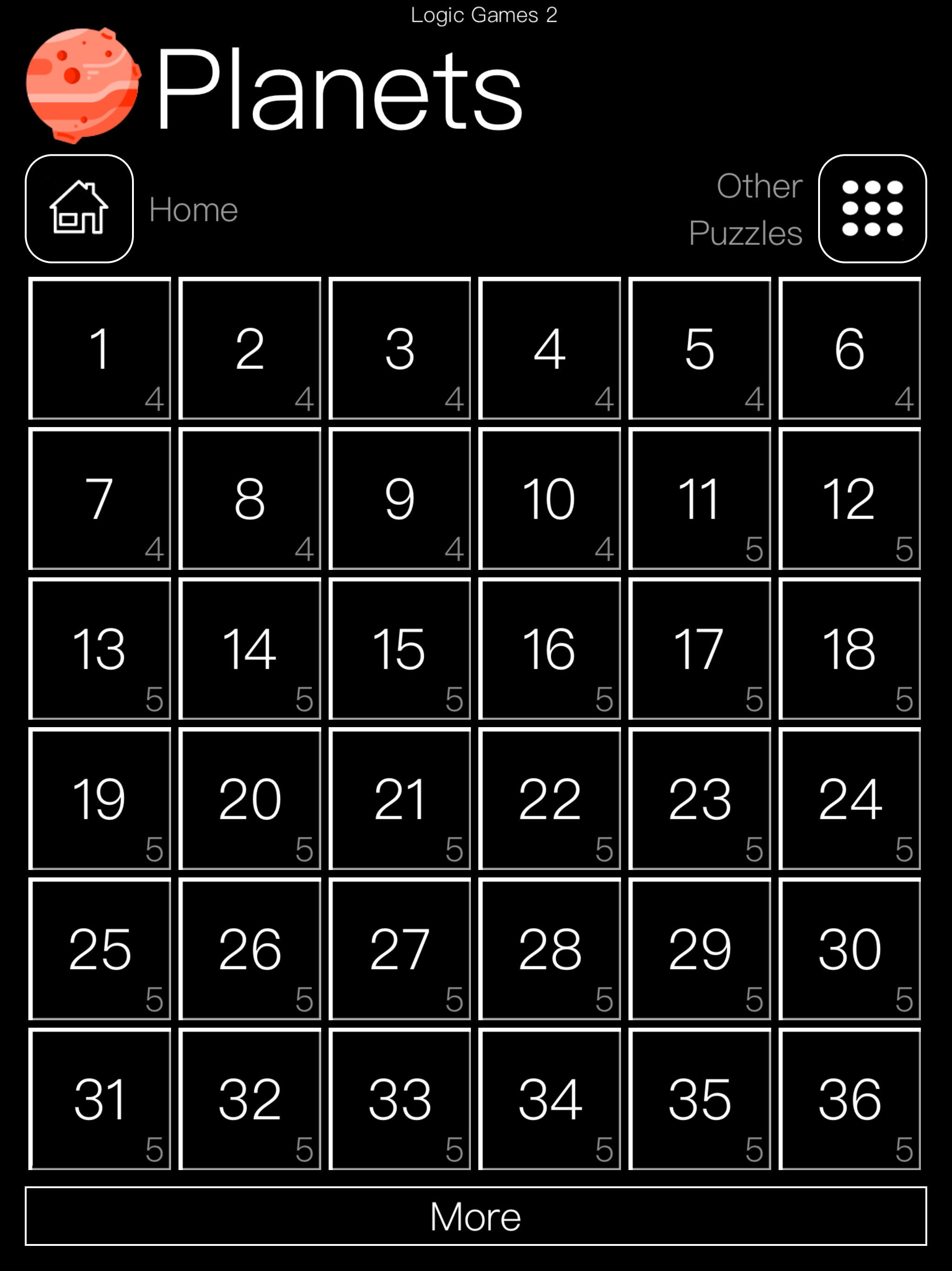 100² Logic Games-More puzzles screenshot 9