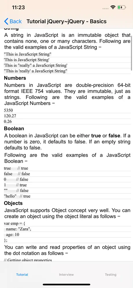 Tutorial for jQuery