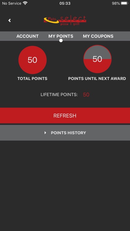 Select Pizza and Grill