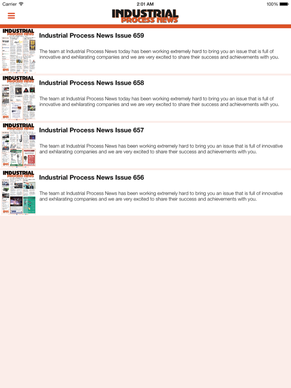 Screenshot #4 pour Industrial Process News