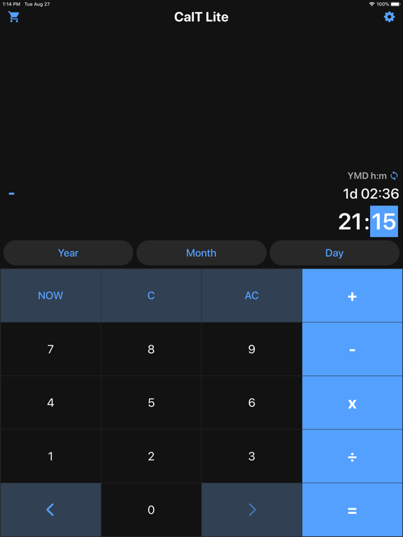 Screenshot #6 pour CalT Lite - Time Calculator