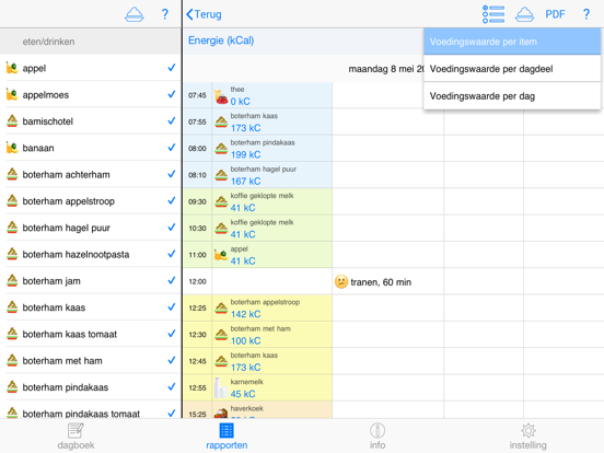 FoodSeeq iPad app afbeelding 8