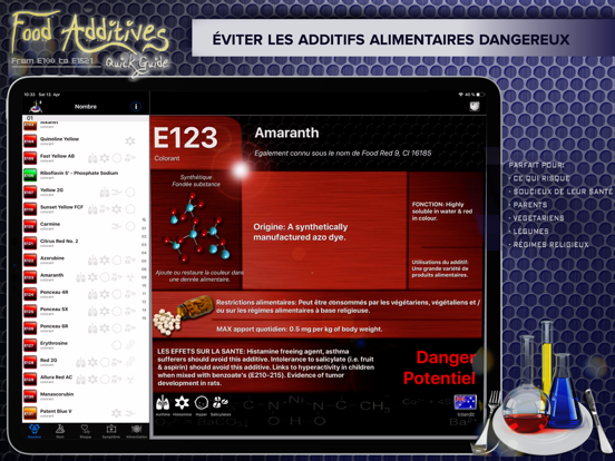 Screenshot #5 pour Additifs Alimentaires 2