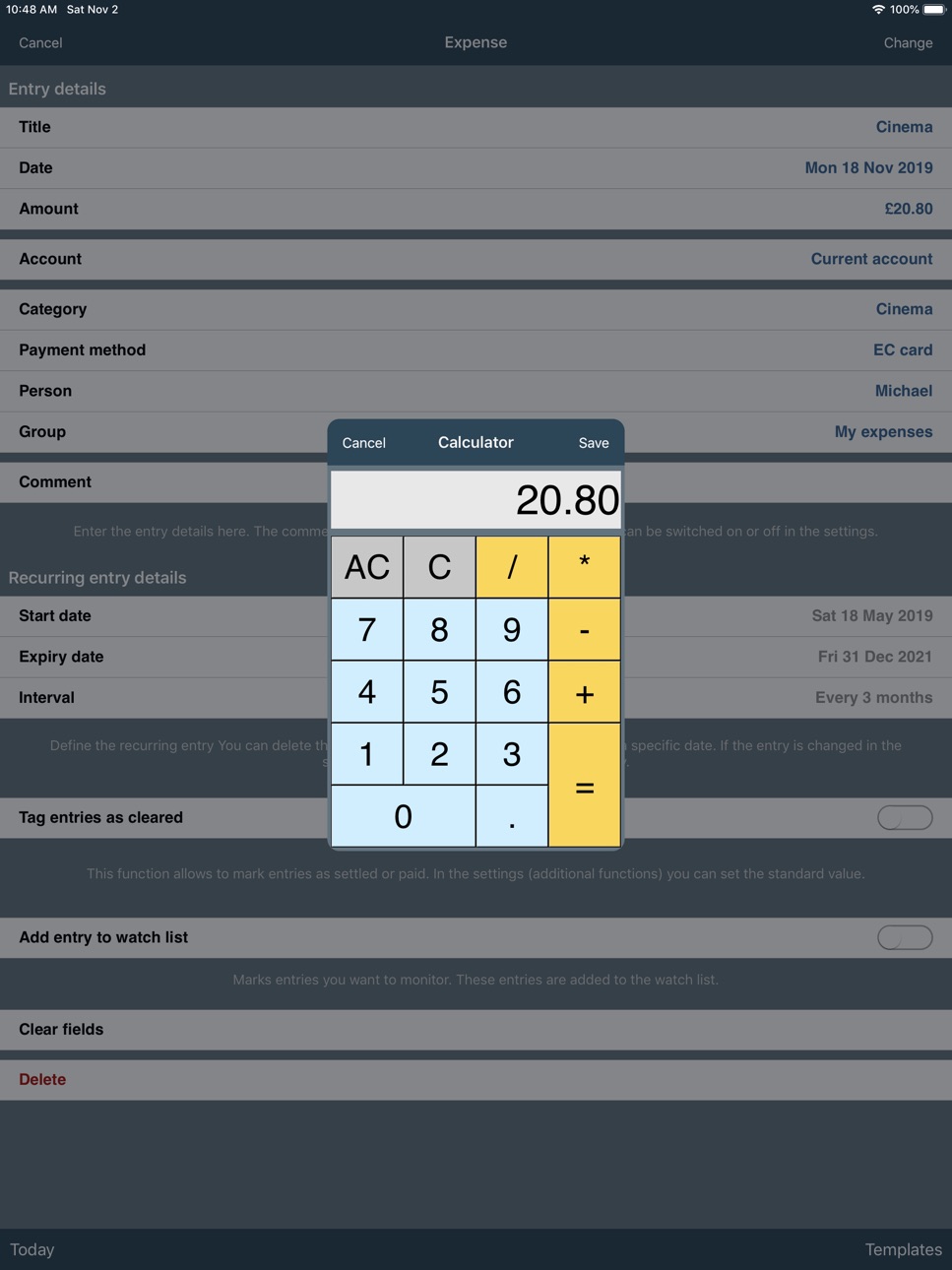 iPad screenshot