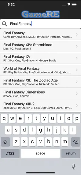 Game screenshot GameRE hack