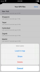 Open GPX Tracker screenshot