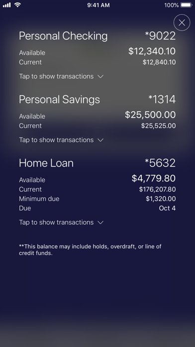 Oklahoma Central Credit Union Screenshot