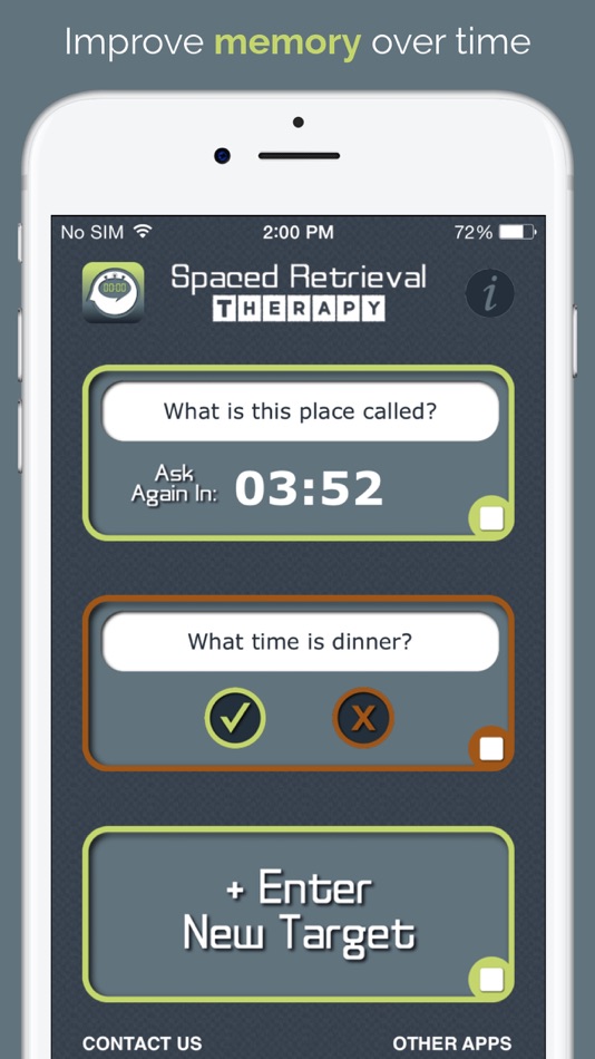 #1. Spaced Retrieval Therapy (iOS) Podle: Tactus Therapy Solutions Ltd.