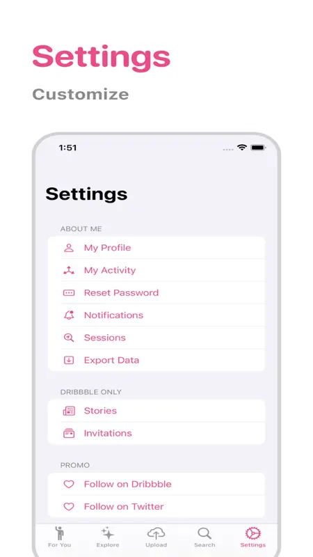 nextShot for Dribbble screenshot 4 of 5