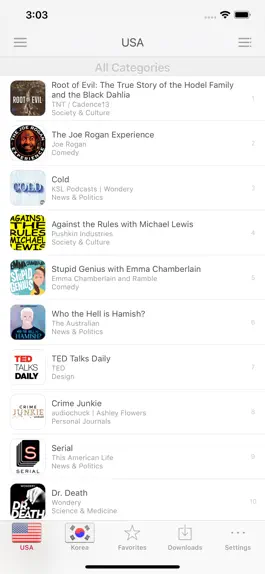 Game screenshot Top Podcasts apk